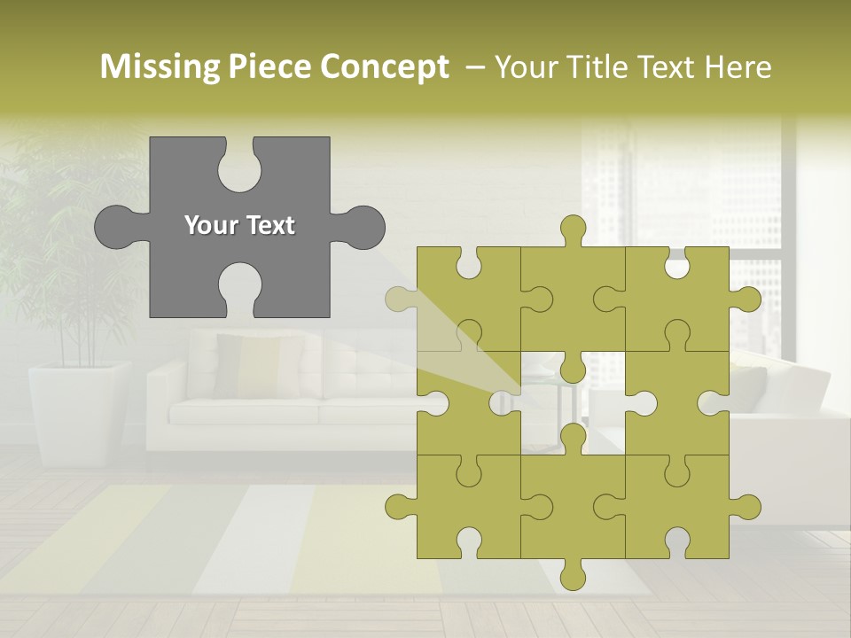 Reflection Plant Table PowerPoint Template