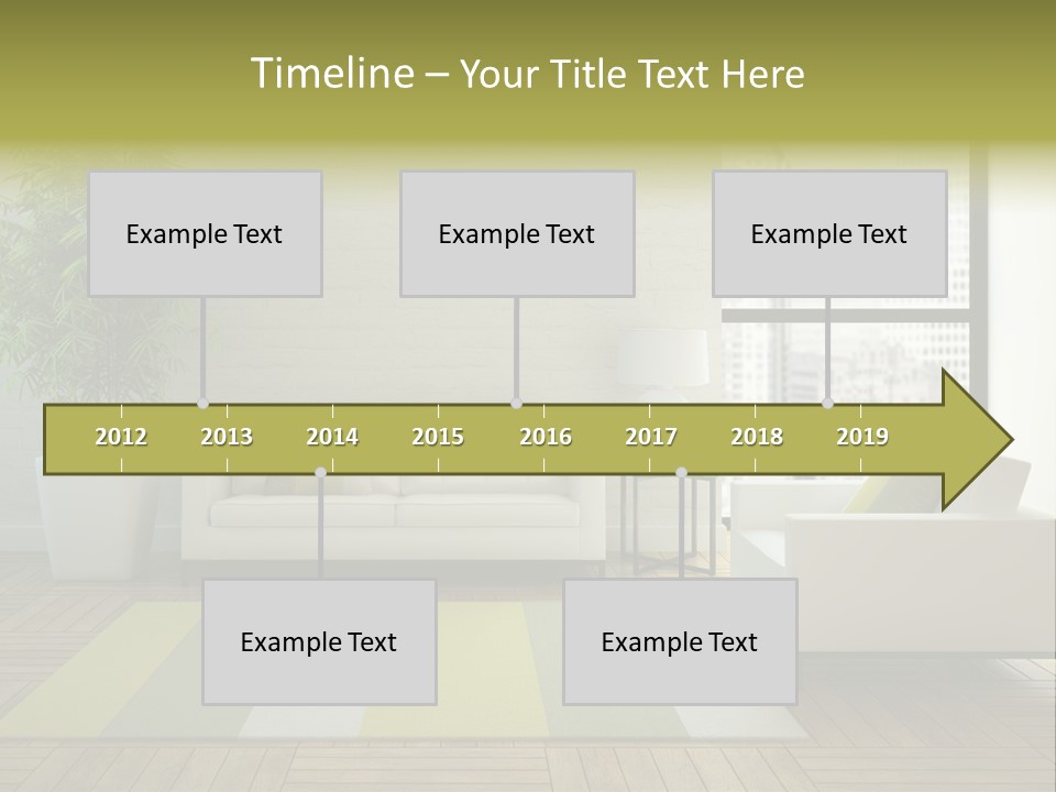 Reflection Plant Table PowerPoint Template