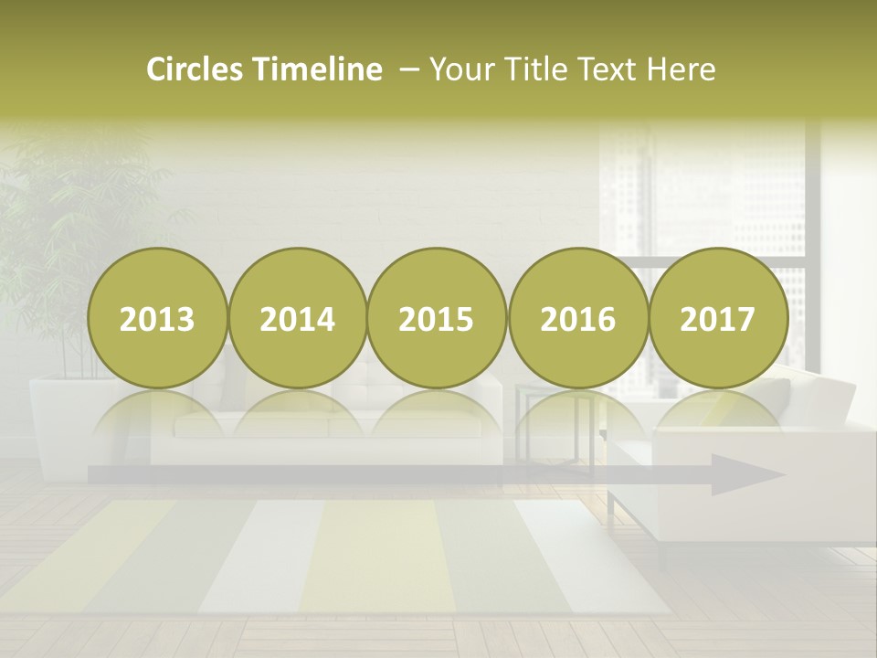 Reflection Plant Table PowerPoint Template