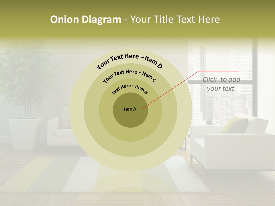 Reflection Plant Table PowerPoint Template