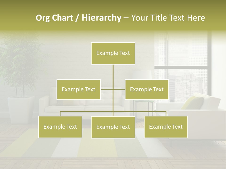 Reflection Plant Table PowerPoint Template