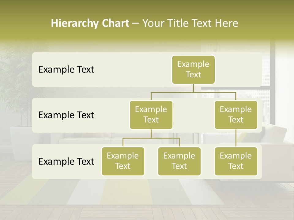 Reflection Plant Table PowerPoint Template