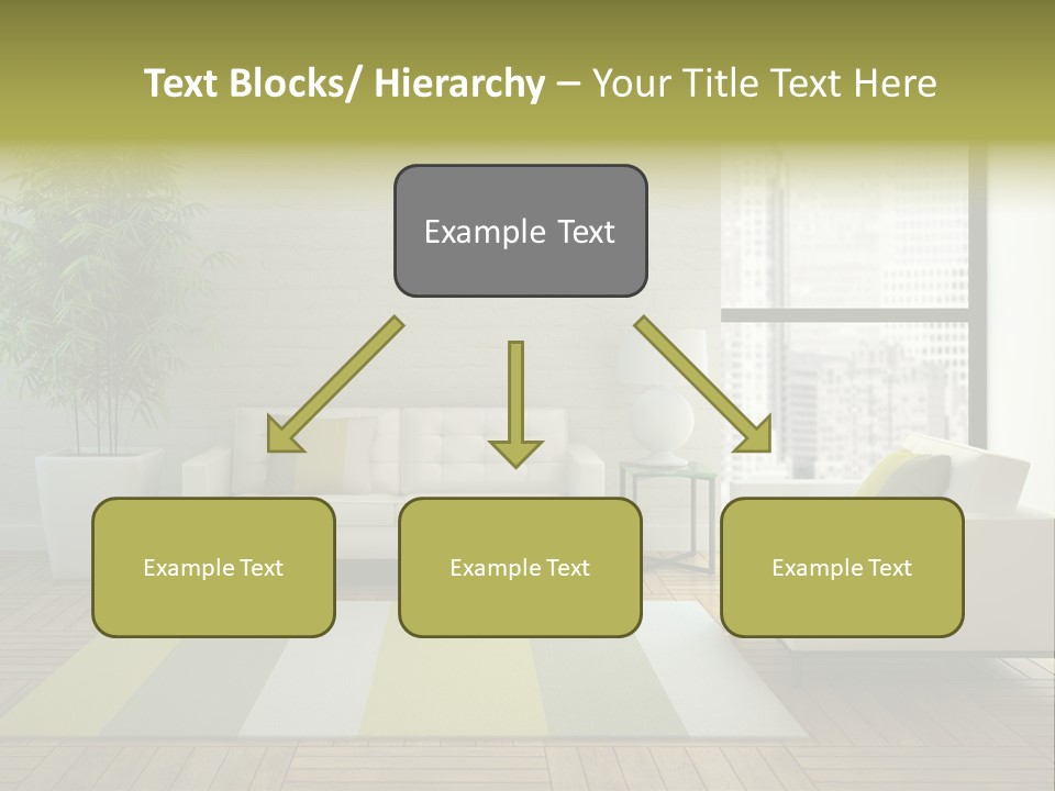 Reflection Plant Table PowerPoint Template