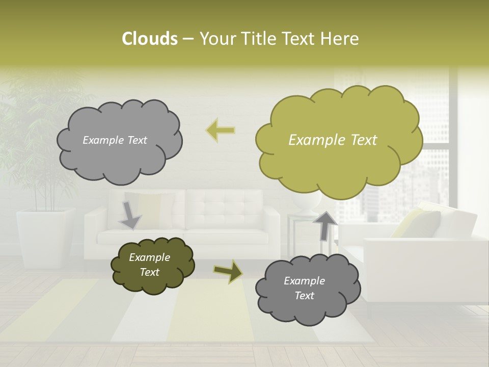 Reflection Plant Table PowerPoint Template