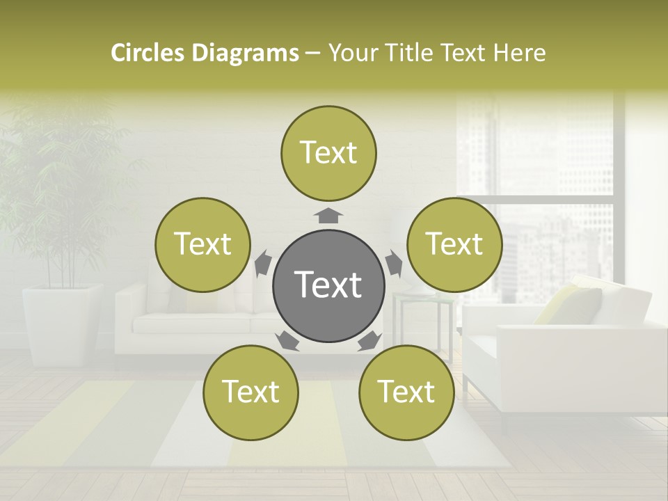 Reflection Plant Table PowerPoint Template