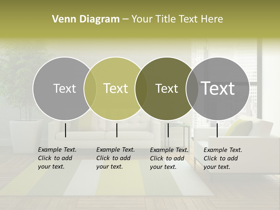 Reflection Plant Table PowerPoint Template