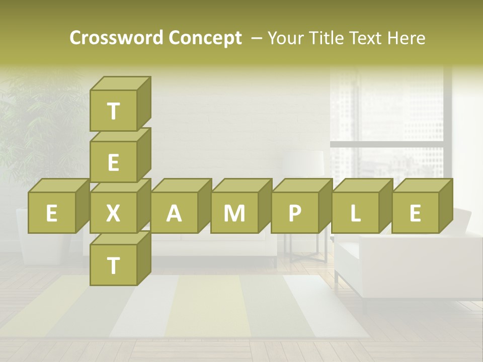 Reflection Plant Table PowerPoint Template