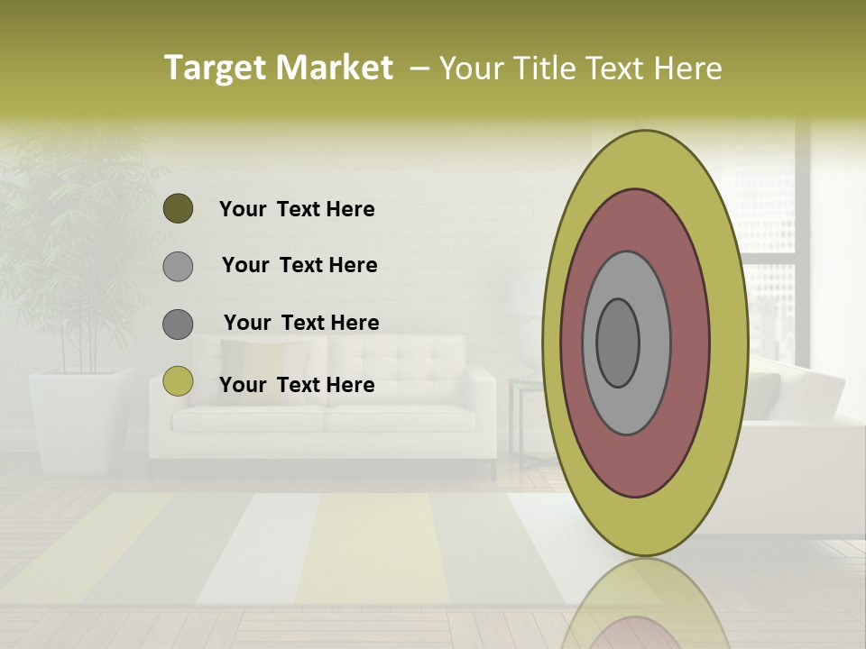 Reflection Plant Table PowerPoint Template