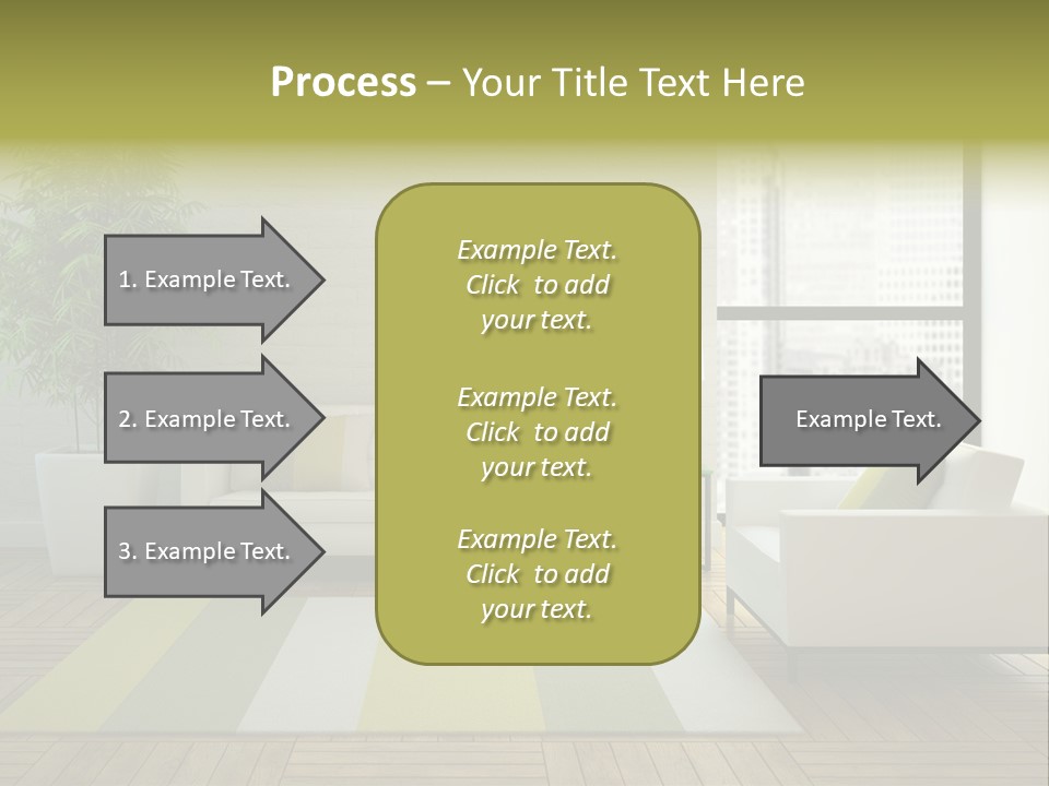 Reflection Plant Table PowerPoint Template