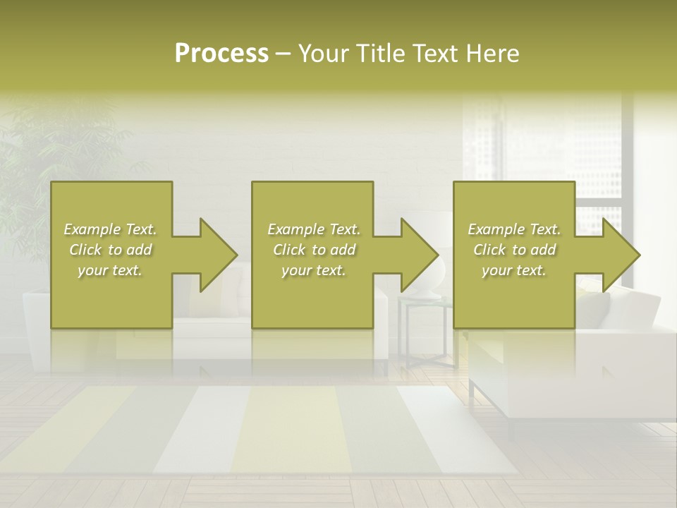Reflection Plant Table PowerPoint Template
