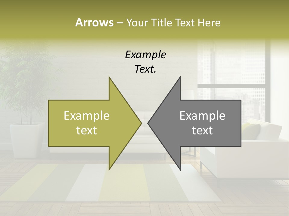 Reflection Plant Table PowerPoint Template