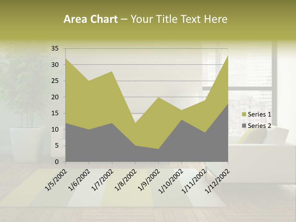 Reflection Plant Table PowerPoint Template