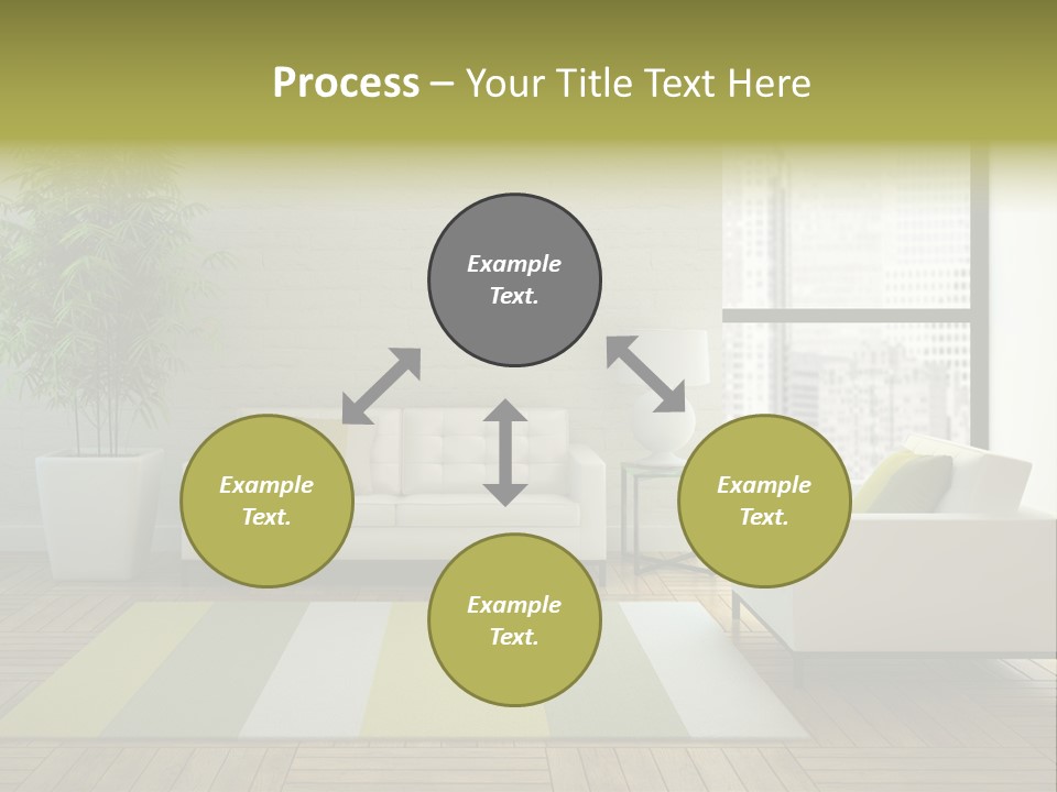 Reflection Plant Table PowerPoint Template