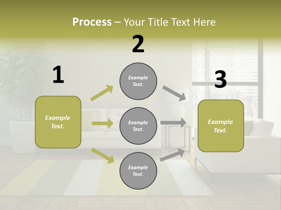 Reflection Plant Table PowerPoint Template