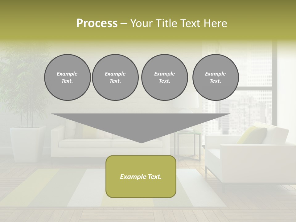 Reflection Plant Table PowerPoint Template