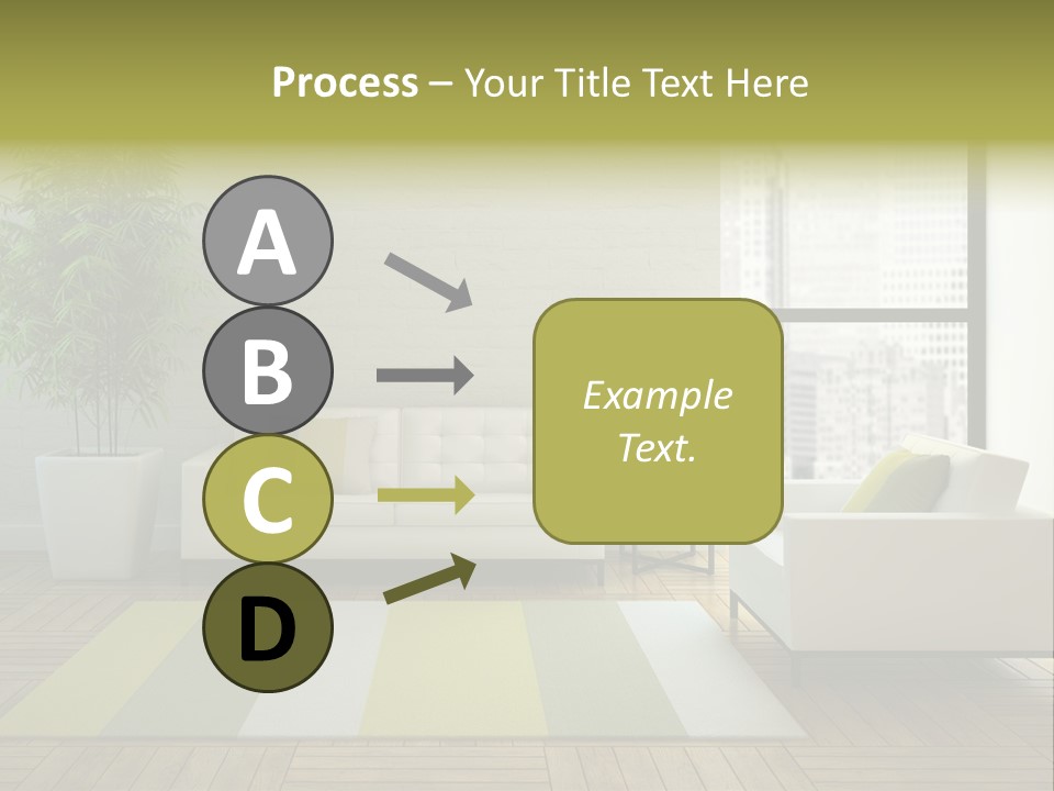 Reflection Plant Table PowerPoint Template