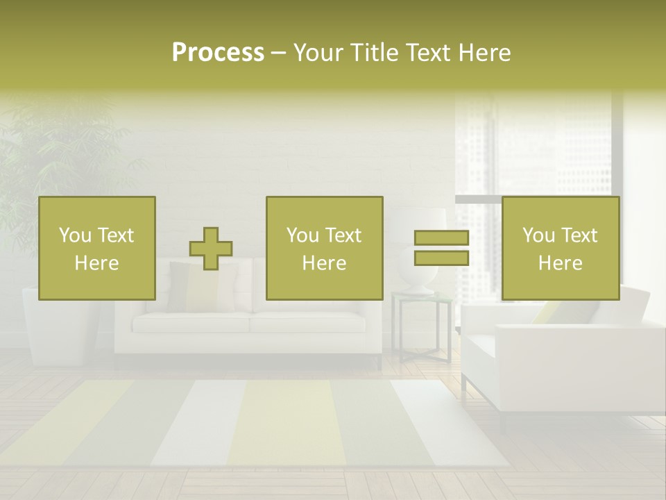 Reflection Plant Table PowerPoint Template