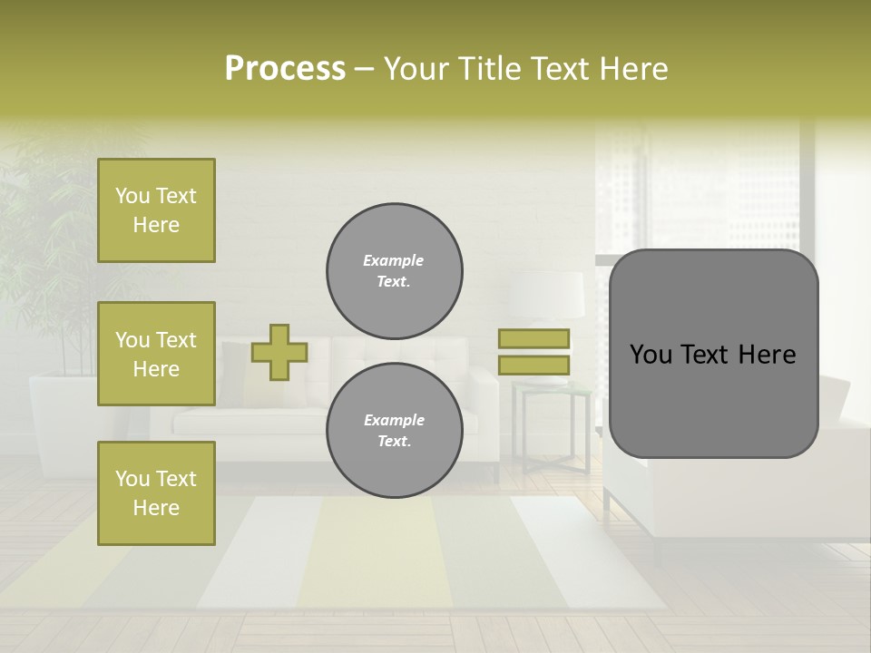 Reflection Plant Table PowerPoint Template