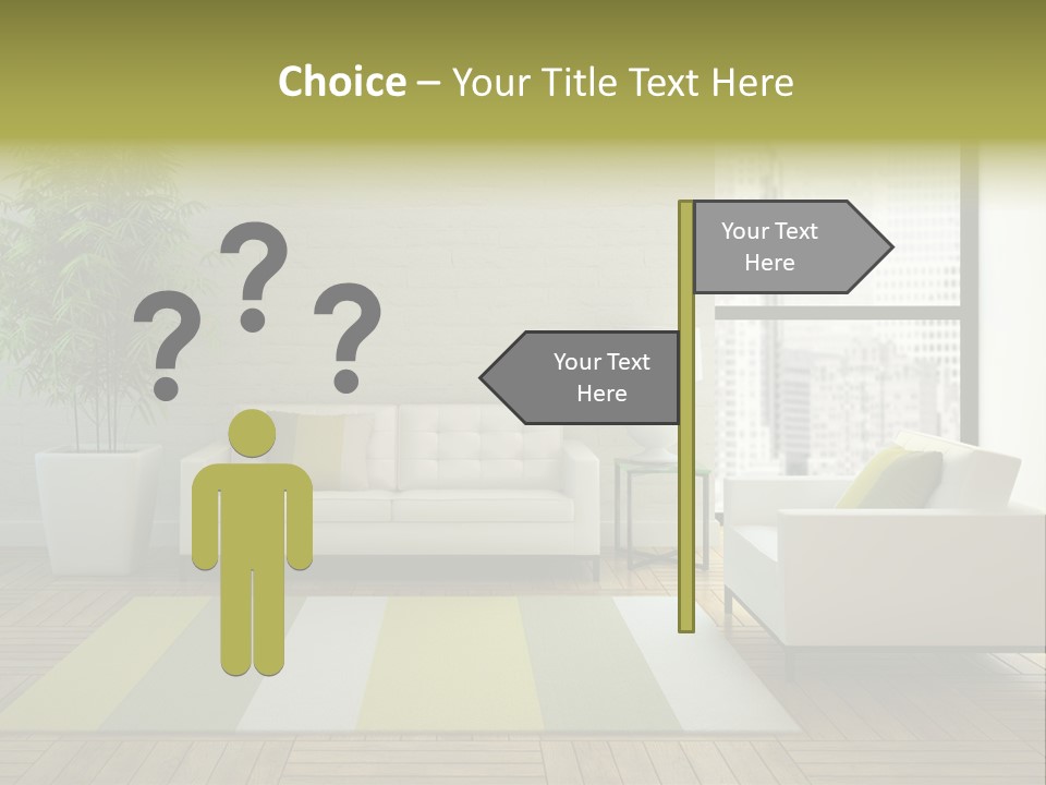 Reflection Plant Table PowerPoint Template