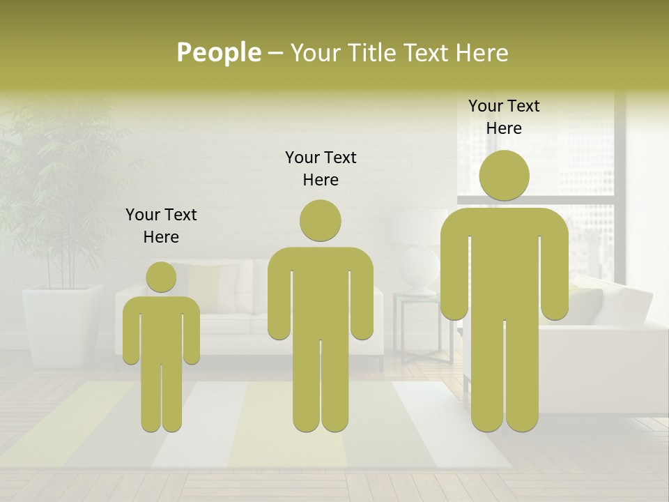 Reflection Plant Table PowerPoint Template
