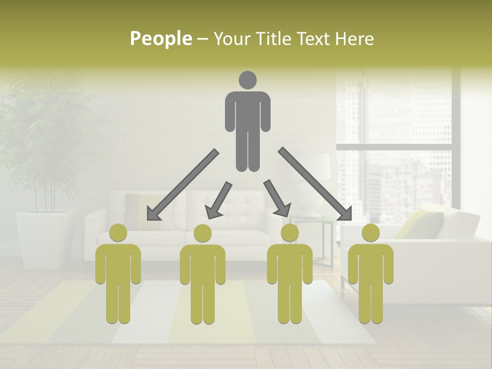 Reflection Plant Table PowerPoint Template