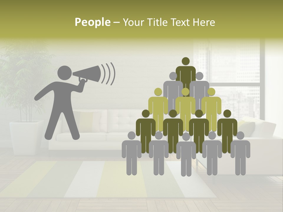 Reflection Plant Table PowerPoint Template