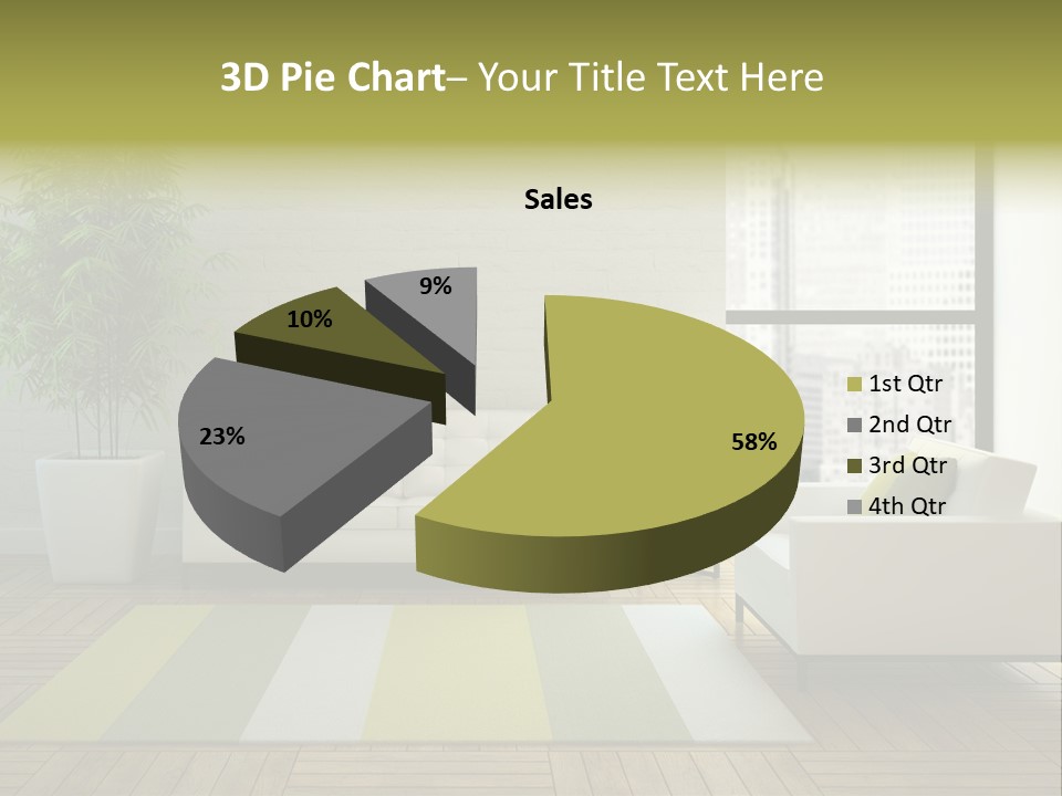 Reflection Plant Table PowerPoint Template