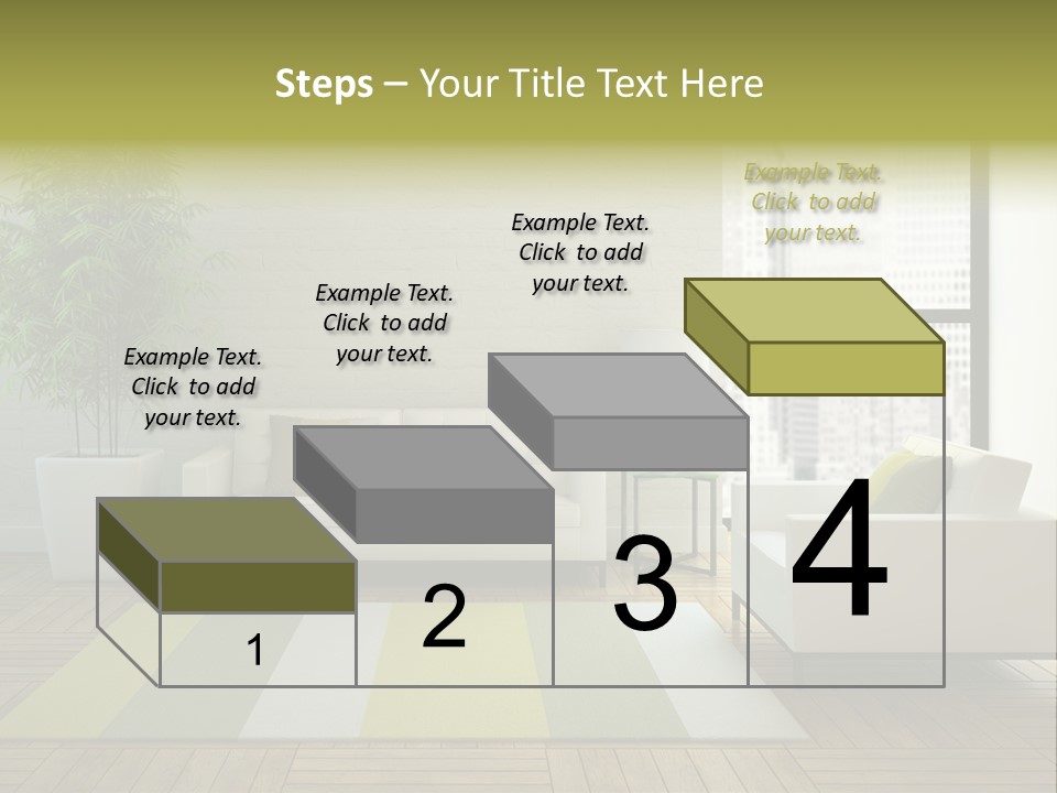 Reflection Plant Table PowerPoint Template