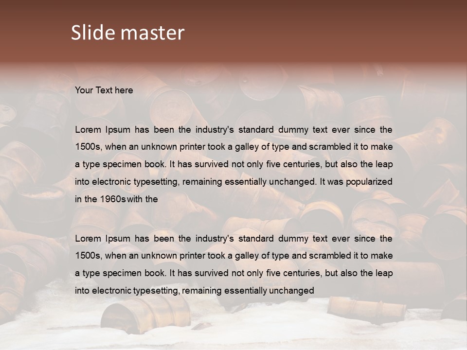 Arctic Chemical Poisonous PowerPoint Template