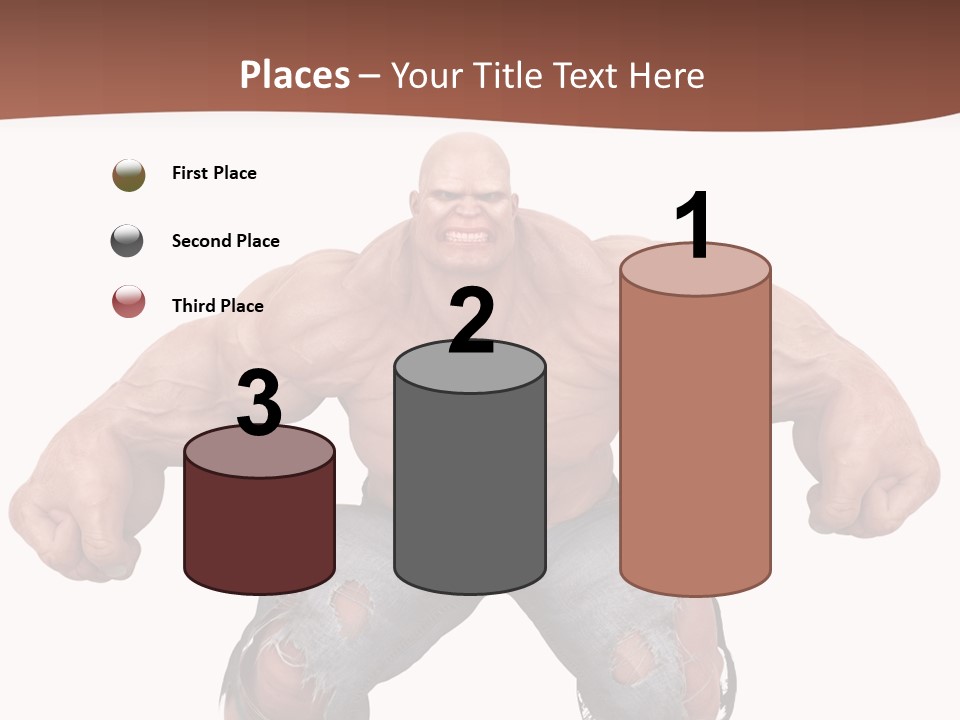 Man Body Bicep PowerPoint Template