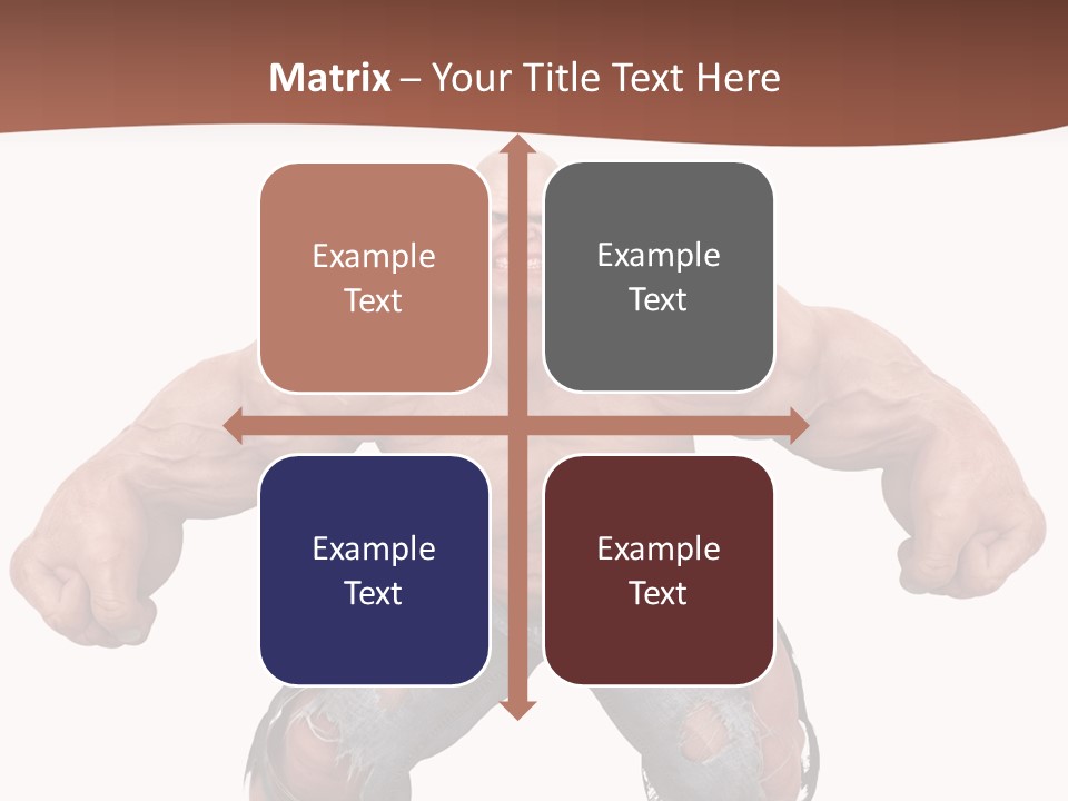 Man Body Bicep PowerPoint Template