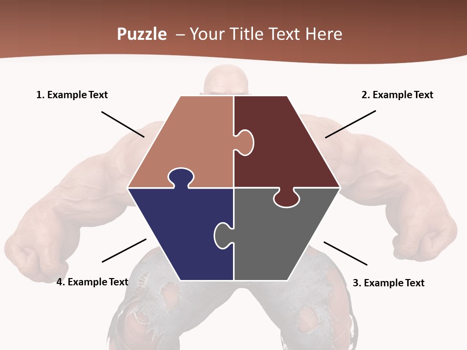 Man Body Bicep PowerPoint Template