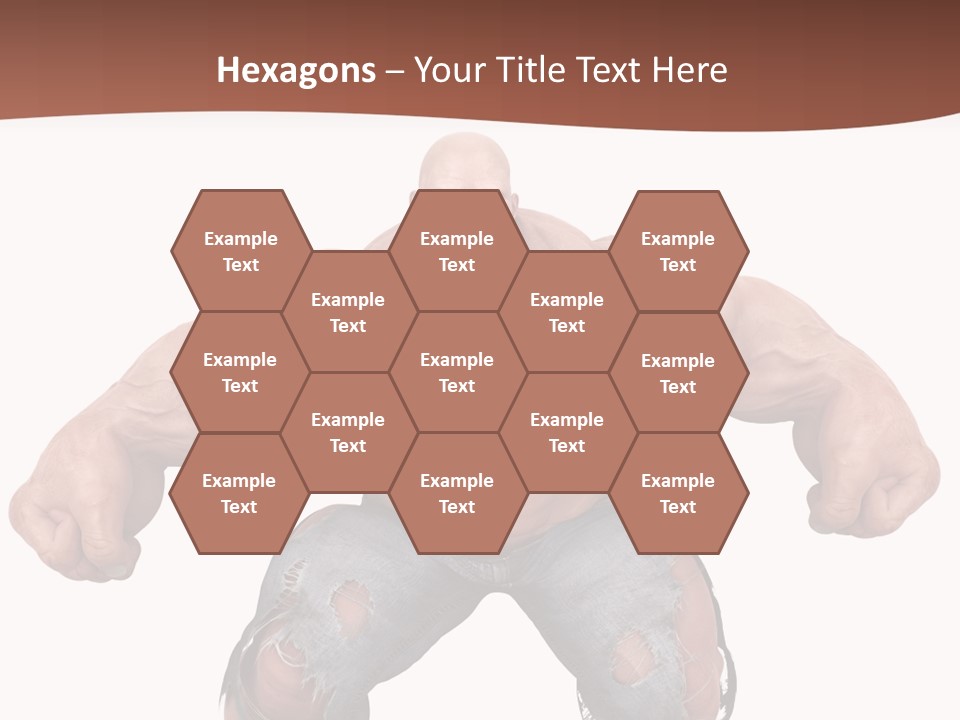 Man Body Bicep PowerPoint Template