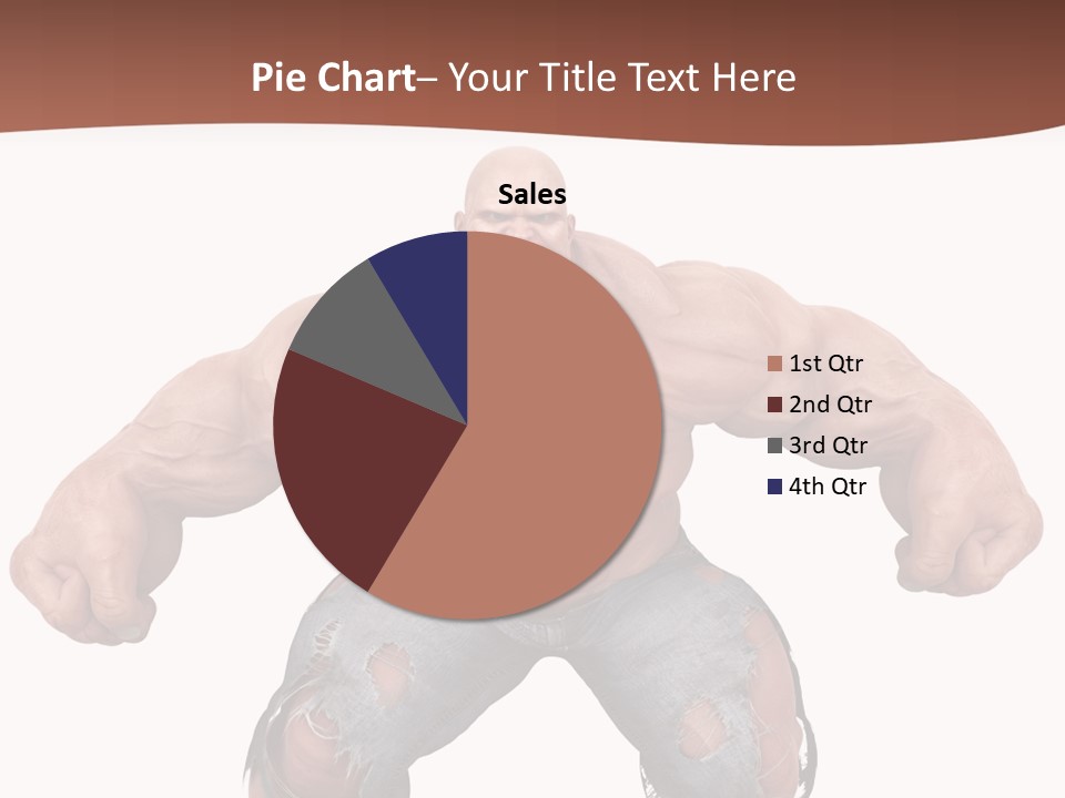 Man Body Bicep PowerPoint Template