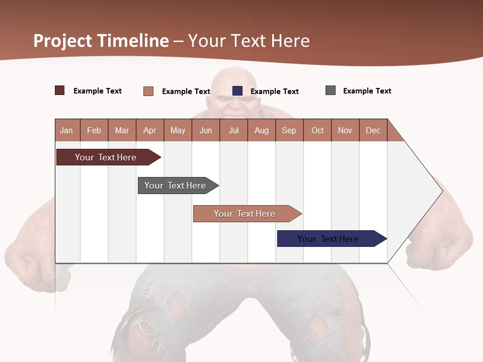 Man Body Bicep PowerPoint Template
