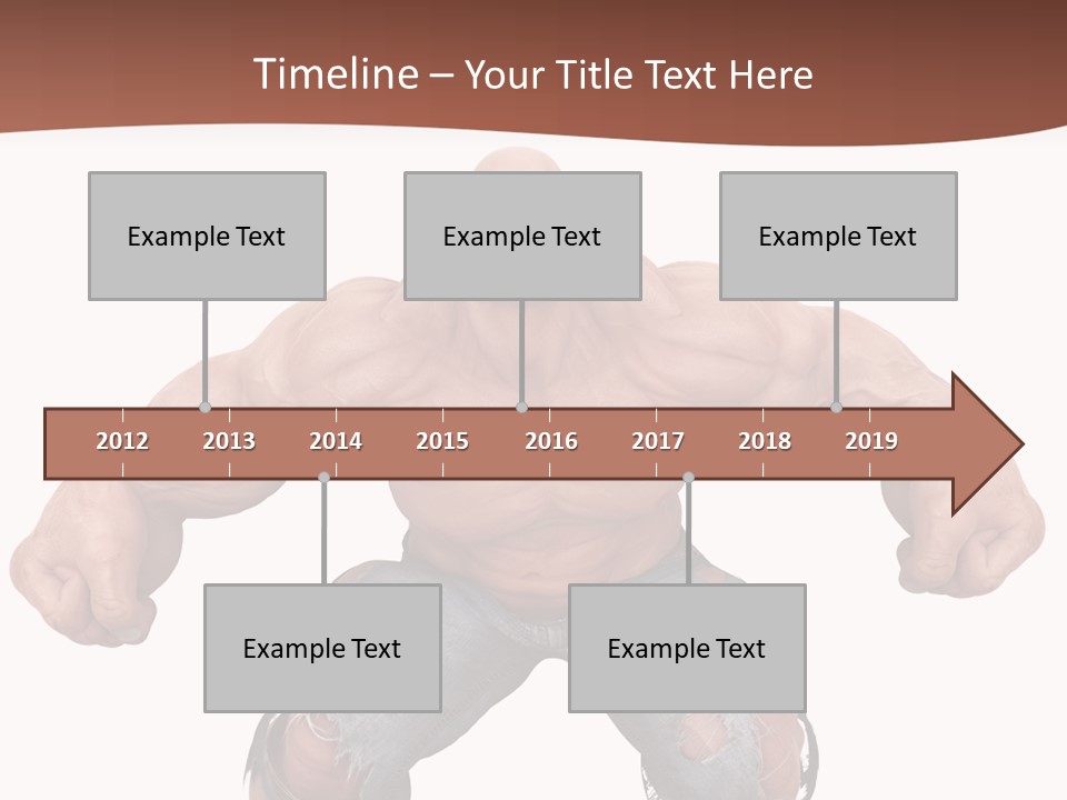 Man Body Bicep PowerPoint Template