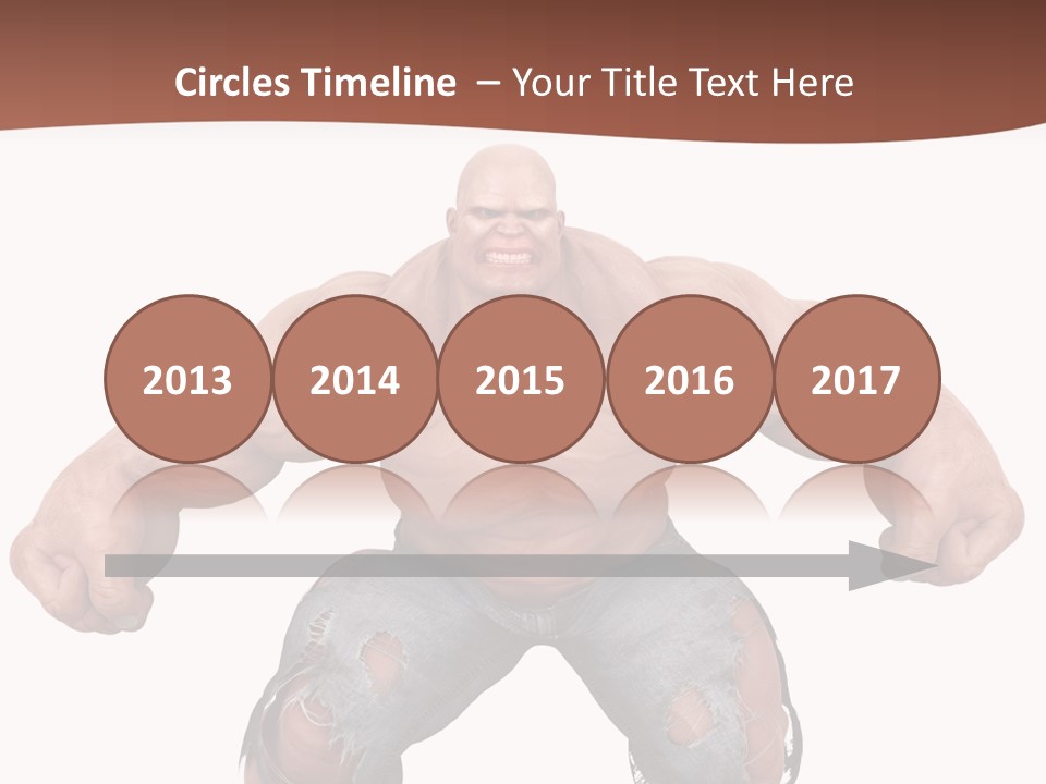 Man Body Bicep PowerPoint Template