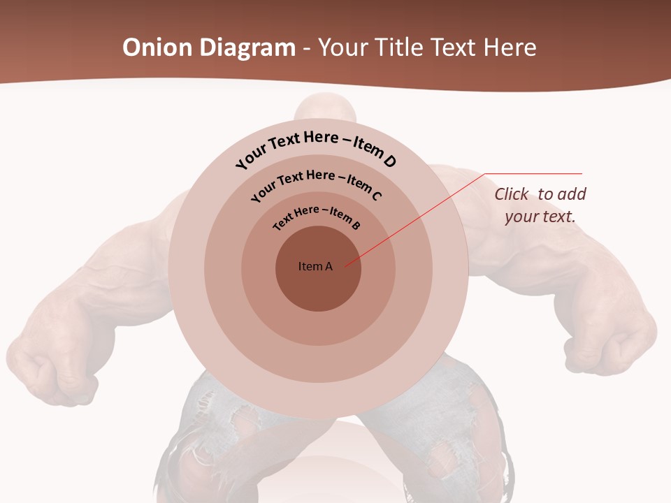 Man Body Bicep PowerPoint Template