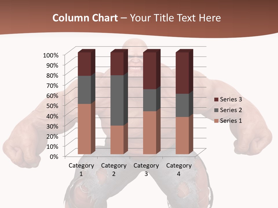 Man Body Bicep PowerPoint Template