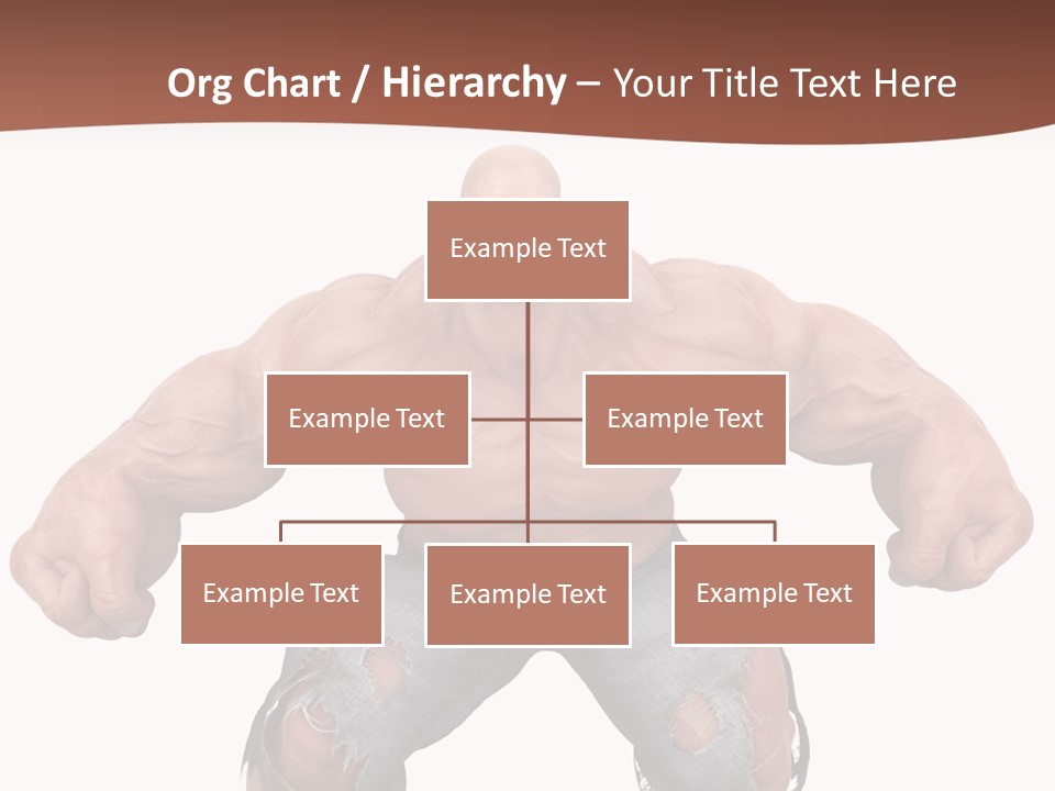Man Body Bicep PowerPoint Template