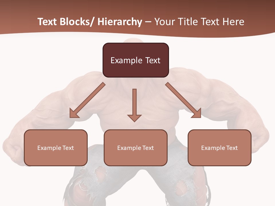 Man Body Bicep PowerPoint Template