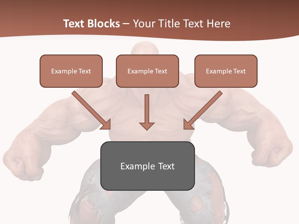 Man Body Bicep PowerPoint Template