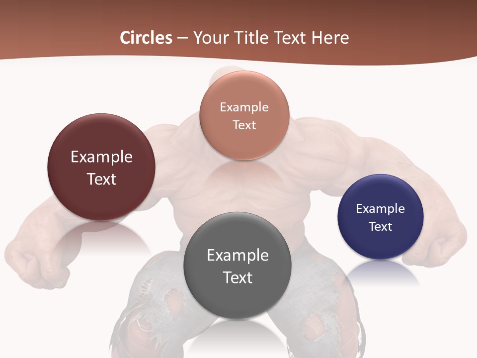 Man Body Bicep PowerPoint Template