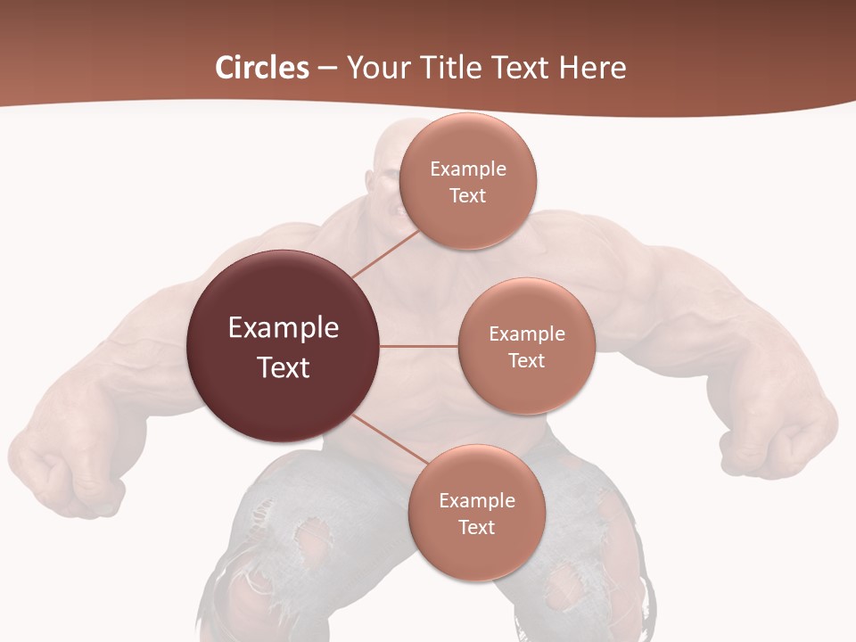 Man Body Bicep PowerPoint Template