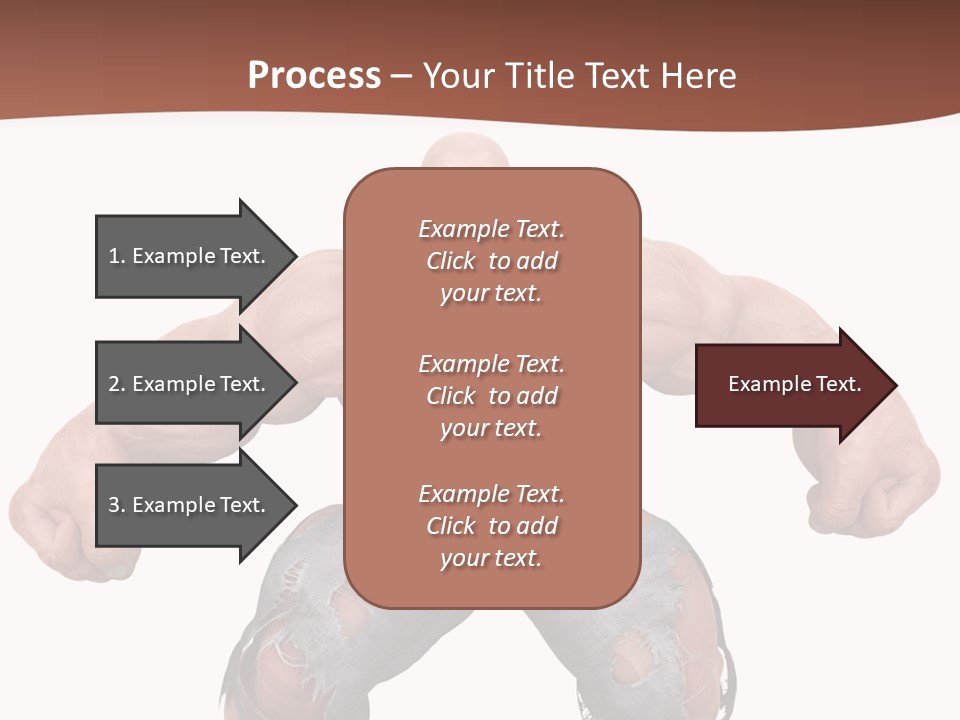 Man Body Bicep PowerPoint Template