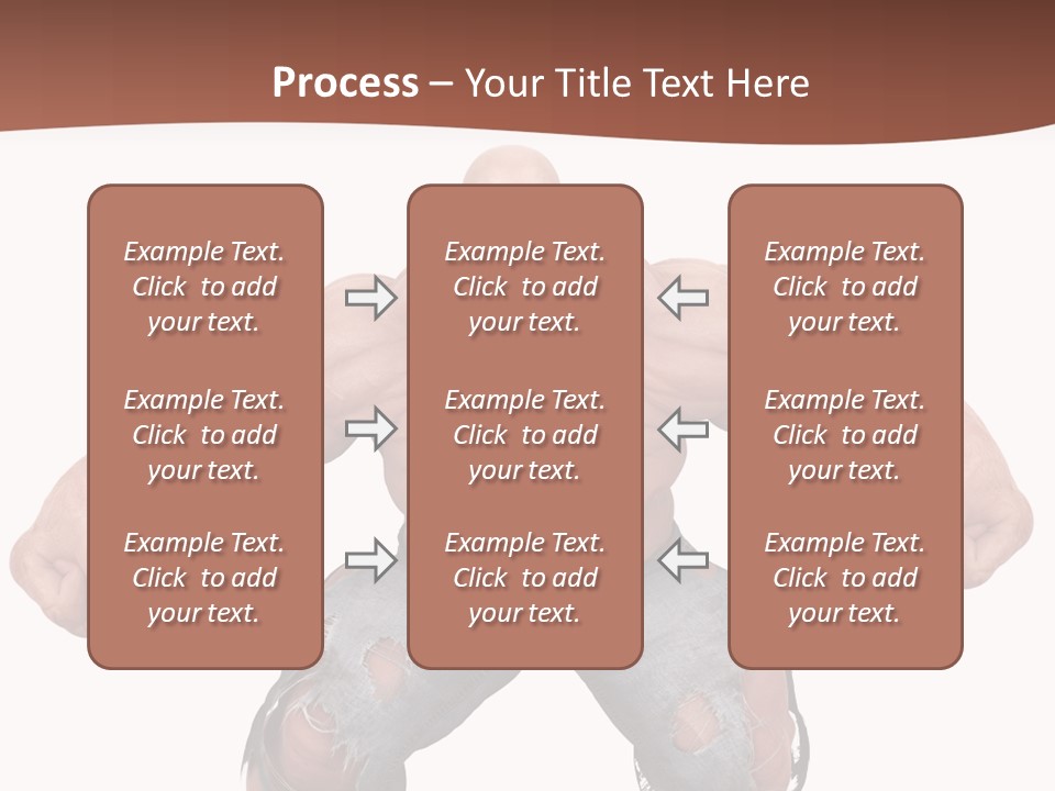Man Body Bicep PowerPoint Template