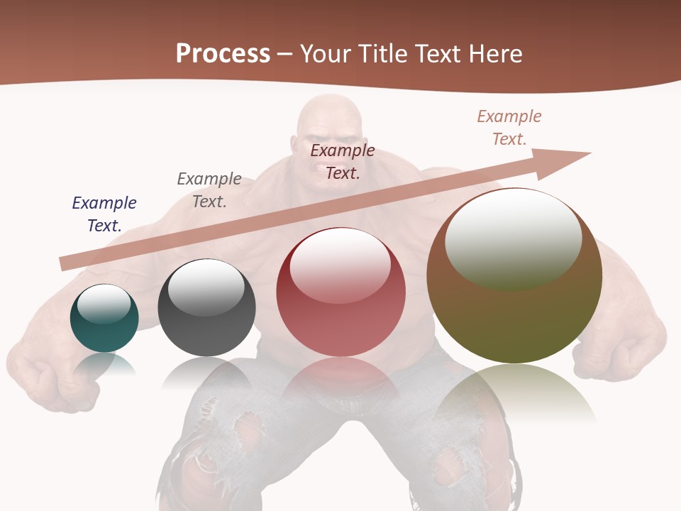 Man Body Bicep PowerPoint Template