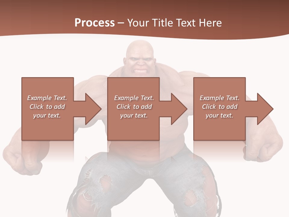 Man Body Bicep PowerPoint Template