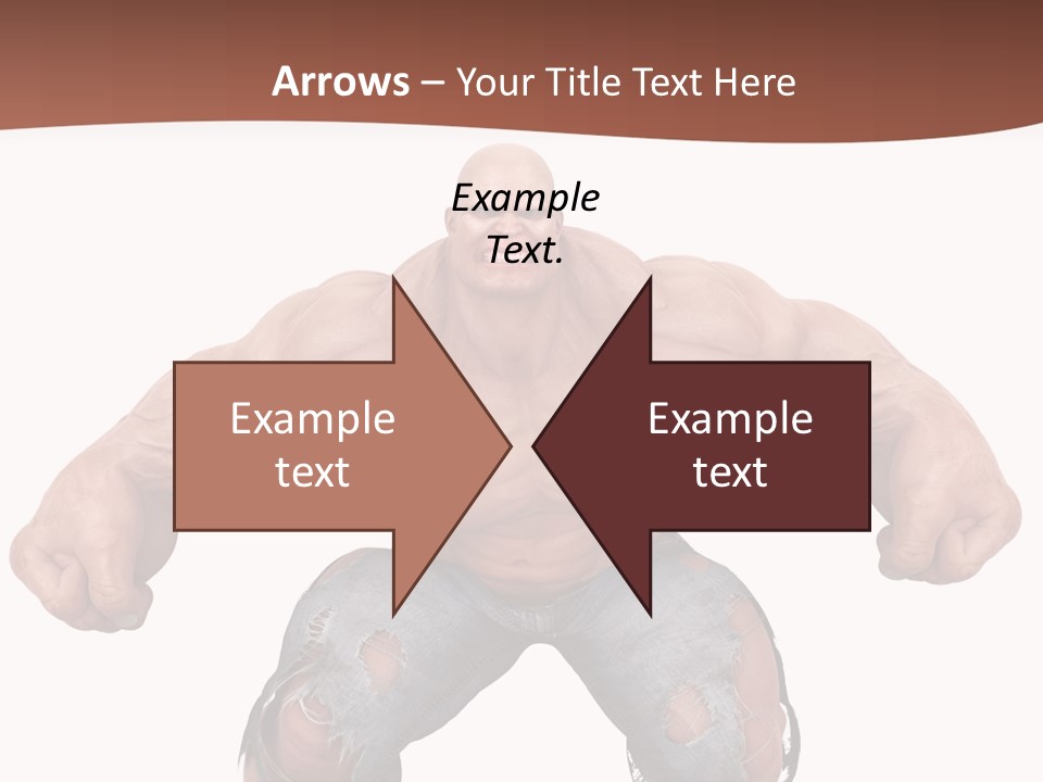 Man Body Bicep PowerPoint Template