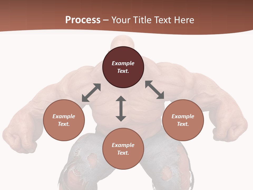 Man Body Bicep PowerPoint Template